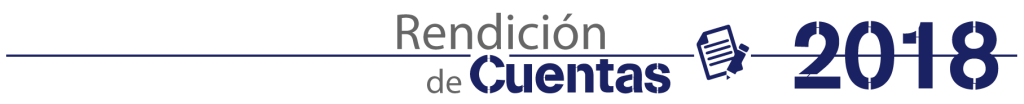 rendicion cuentas 2018 Rendición de cuentas