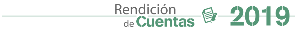 rendicion cuentas 2019 Rendición de cuentas