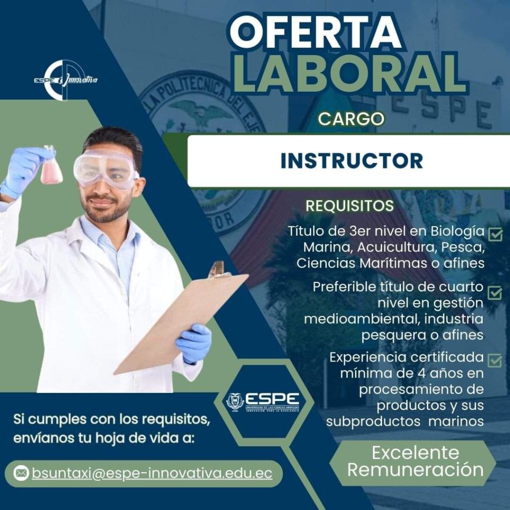 oferta laboral 20 8 2024 2 Instructor